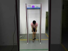 SECUERA brand 18 zones high sensitivity walk through door frame body metal detector gate