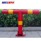 Steel Parking Lot Post Removable Safety Barrier Pyrolitic Coating 3 Years Warranty